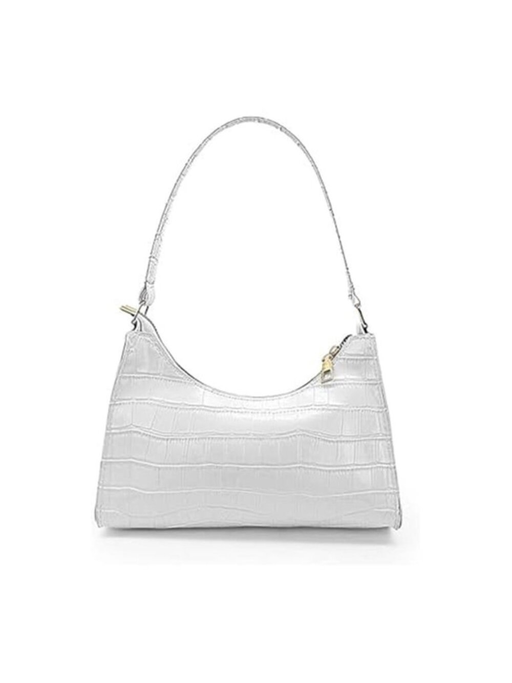 Small Shoulder Handbag for Women with Zipper, Leather Ladies' Shoulder Bag